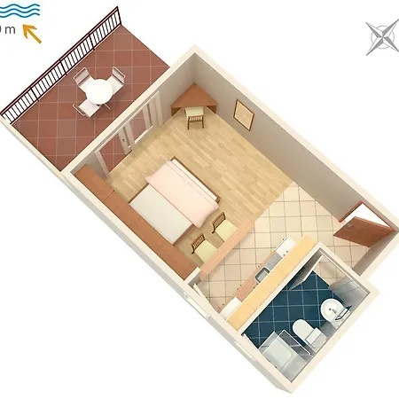 Studio Milna 3074e Appartement Hvar Town